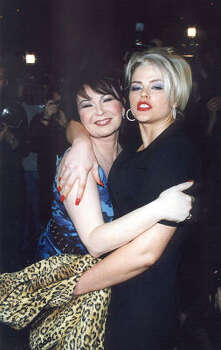 Roseanne, left, and Smith at the Spring/Summer Lane Bryant Lingerie Fashion Show in New York City in 2001. Photo: PRN