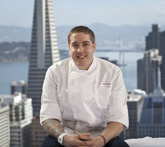 Joey Elenterio, Chez T.J., Mountain View,seen on Monday, Feb. 27, 2012 in the Crown Room at the Fairmont Hotel in San Francisco, Calif., is one of The Chronicle's 2012 Rising Star Chefs. Photo: Russell Yip, The Chronicle / SF