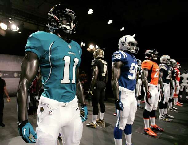 NFL debuts new uniforms. NEW