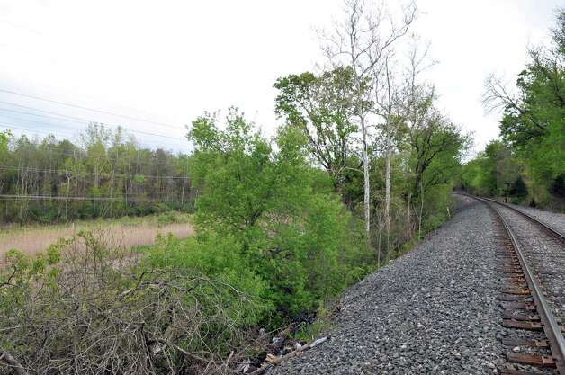 Undeveloped land east of Old River Road in Bethlehem Wednesday April 25, 2012. (John Carl D'Annibale / Times Union)  