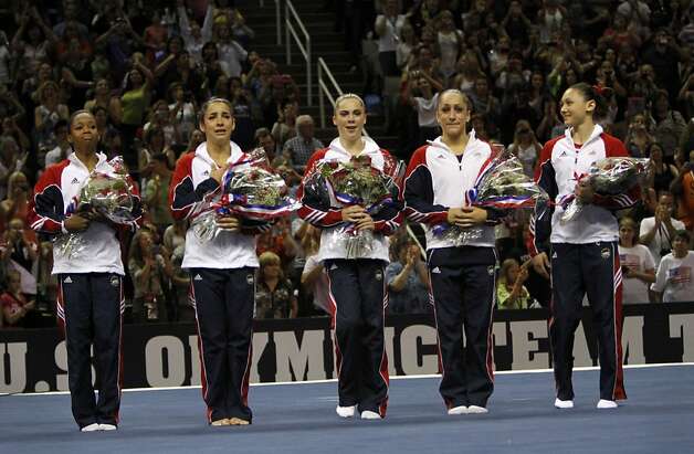 Olympic gymnastic team are