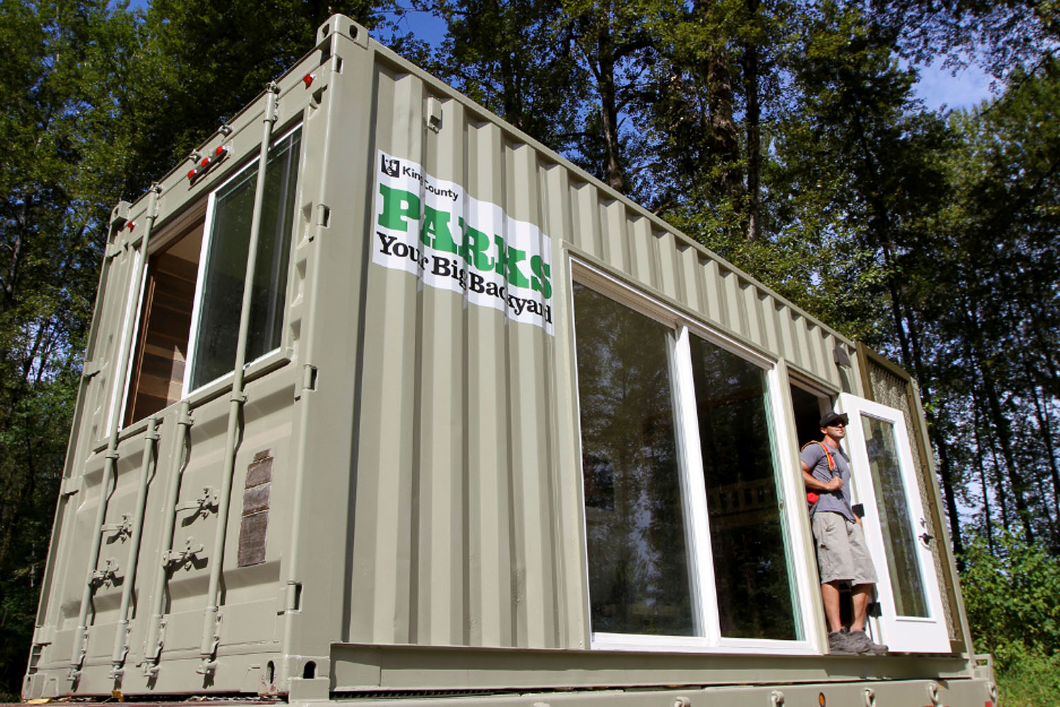 Former cargo container ready for campers - seattlepi.com1500 x 1000
