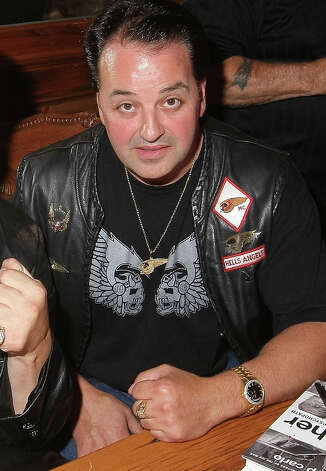 Kevin Lubic, wearing his Hells Angels regalia, is shown at a party in New York City on Sept. 24, 2009. Photo: Michael Loccisano / Getty Images, ST / 2009 Getty Images