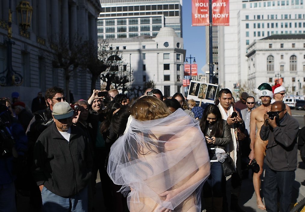 Nude Activists Get Married, Arrested At San Francisco City 