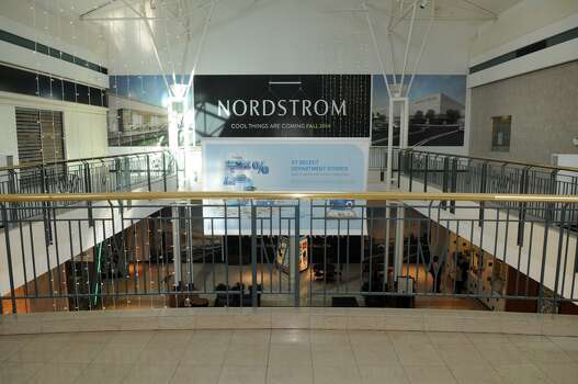 Work continues on the Nordstrom store at The Woodlands Mall ...