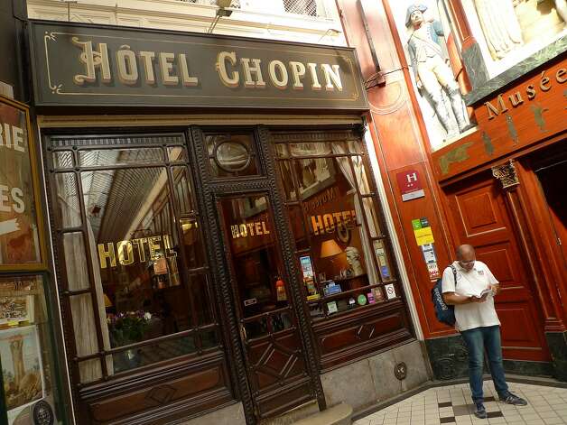 The Hotel Chopin was built in 1846 inside Passage Jouffroy, one of Paris' 19th century covered arcades. Photo: Spud Hilton, The Chronicle