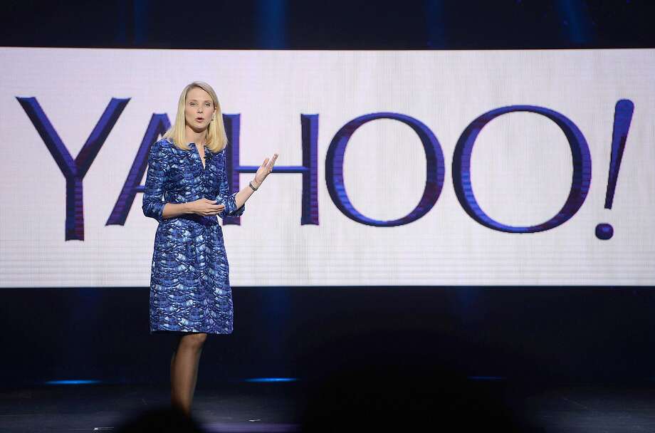 Yahoo CEO Marissa Mayer speaking in 2014 during her keynote address at theInternational CES in Las Vegas. The company said Thursday it will close its Argentina and Mexico offices. Photo: Robyn Beck, AFP / Getty Images