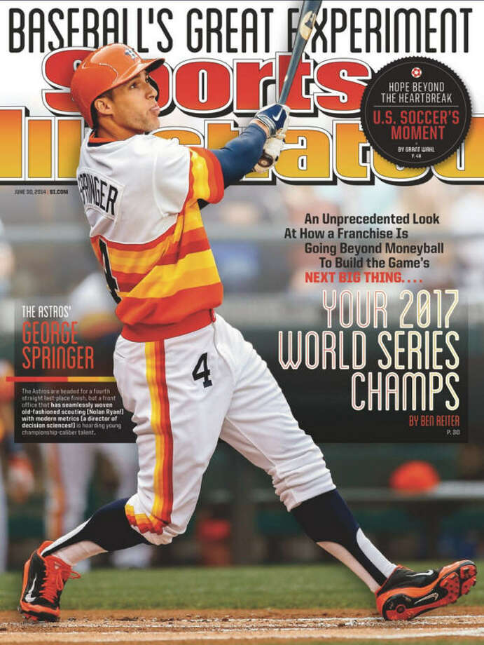 PHOTOS: What that 2014 Sports Illustrated cover got wrongSports Illustrated is looking pretty smart for this cover story back in 2014 that predicted the Astros would win the World Series in 2017.Browse through the photos above to see what that article got wrong about these Astros. Photo: Sports Illustrated 
