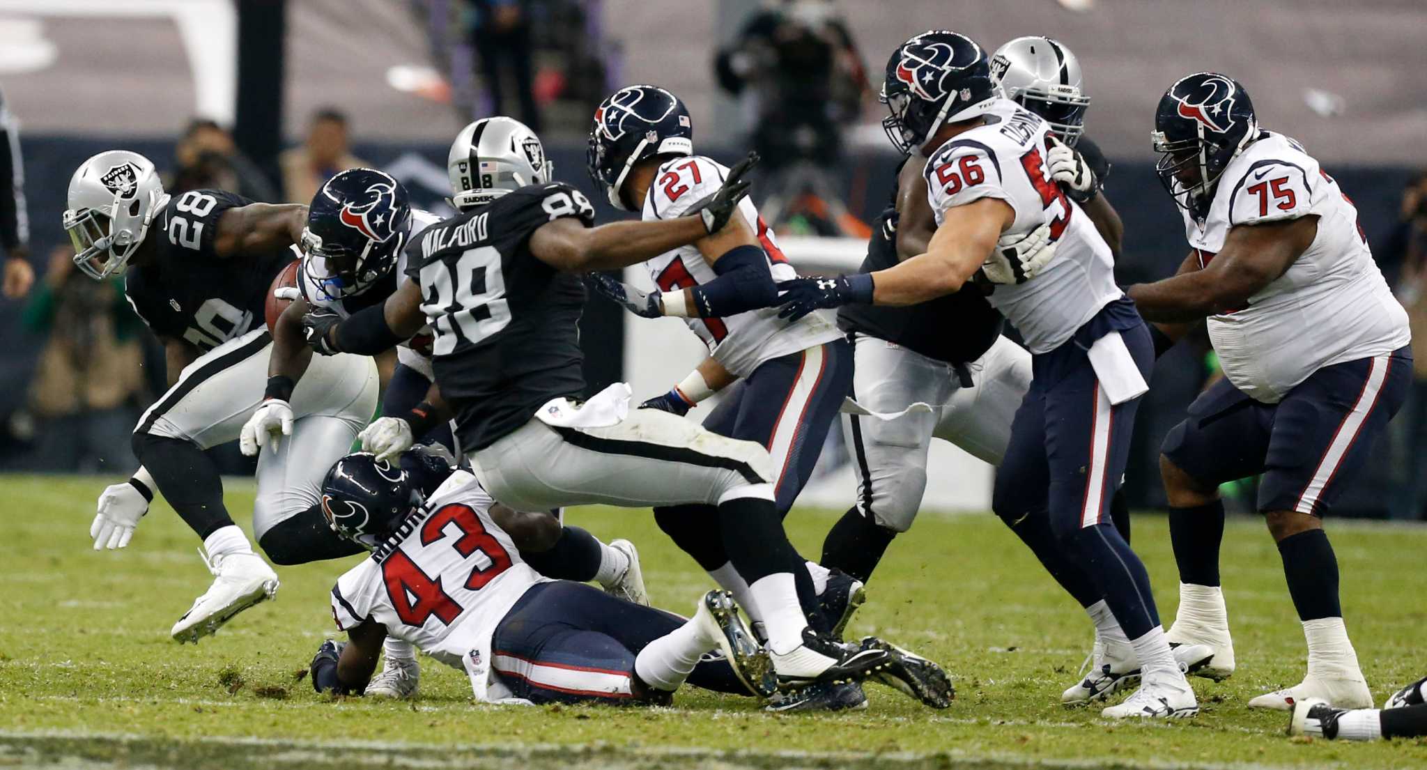 A look back: Texans vs. Raiders in November