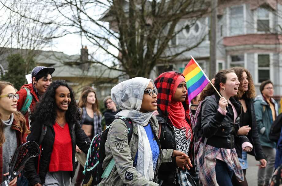 Image result for Seattle Schools Student Walkouts on Inauguration Day