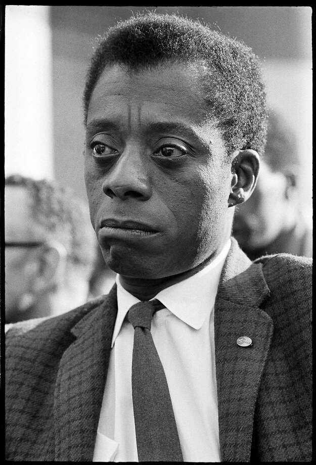 Writer James Baldwin in “I Am Not Your Negro.” Photo: Bob Adelman, Magnolia Pictures