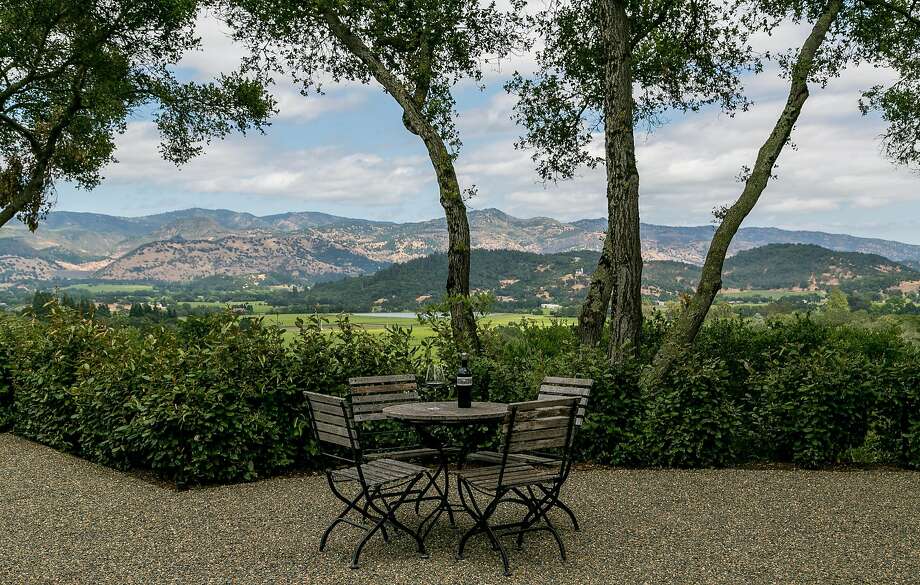 The view from Promontory Estate, nestled in the hillsides of Oakville Grade. Photo: John Storey, Special To The Chronicle