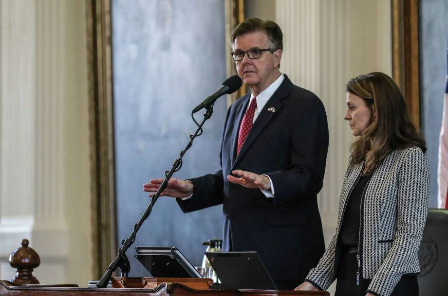 Lt. Gov. Dan Patrick leads the Texas Legislature's Special Session on Tuesday. The Special Session will continue for the next 30 days so lawmakers can discuss bills that fell short during the spring term. (Joshua Guerra / Houston Chronicle) Photo: Joshua Guerra / Joshua Guerra