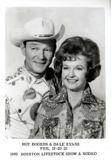 Roy Rogers and Dale Evans at the 1969 Houston Livestock Show and Rodeo ...