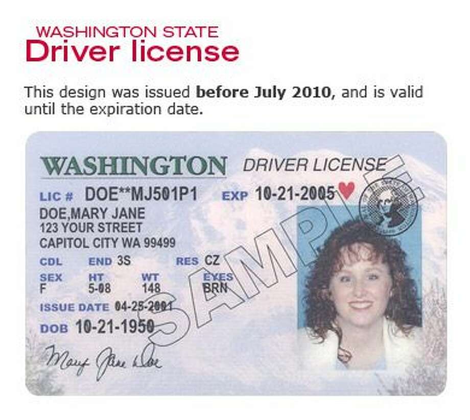 Washington state driver license templates free