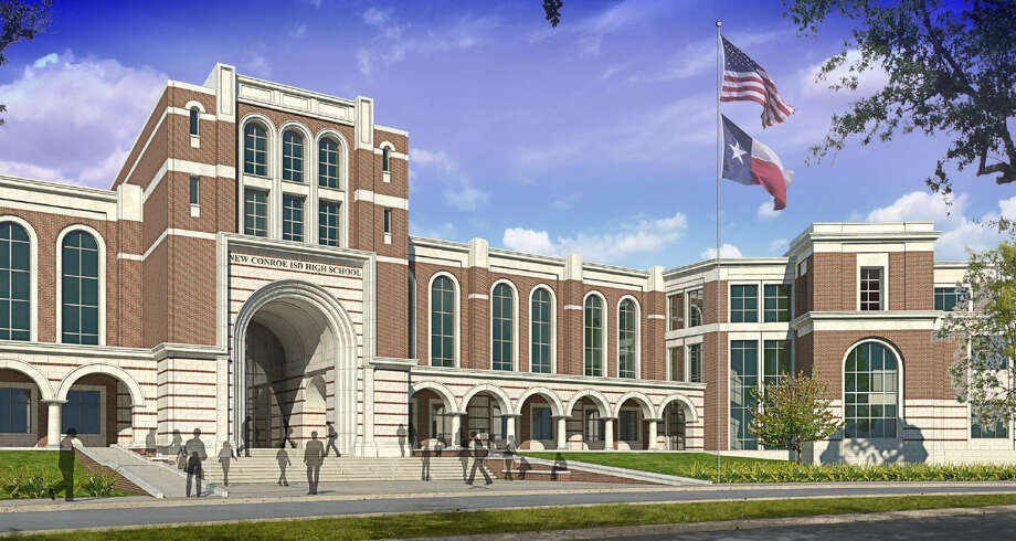 Design plans for a new high school in the Oak Ridge feeder zone have been released. PBK Architects was contracted by CISD to design the new high school, which is expected to be built from a proposed $487 million bond. The 3,000-student campus is slated to be built off Riley Fuzzel Road and open in August 2018.
