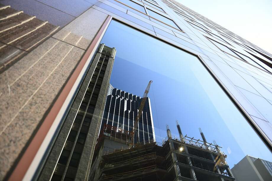 New office development is constructed on 350 Bust St. on Tuesday, August 2, 2016 in San Francisco, California. Photo: Michael Noble Jr., The Chronicle