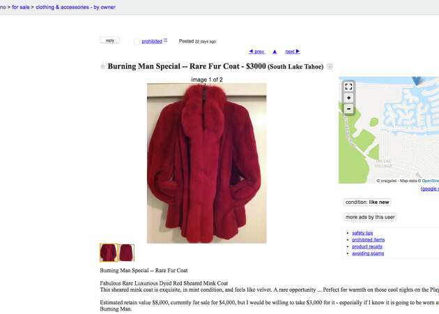 The most ridiculous, expensive Burning Man items for sale on Craigslist