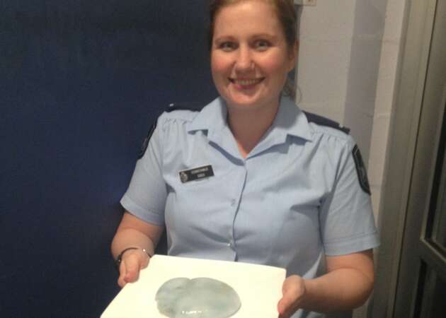 Good Samaritan goes to police with a 'breast implant' from a crime,  learns it's a jellyfish