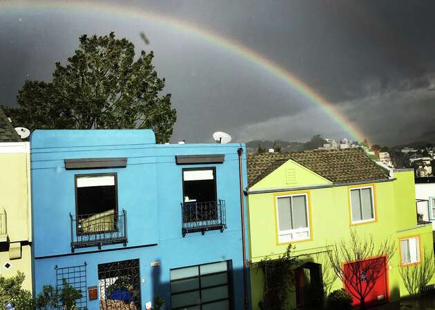 Last of the January storms brings rainbows to the Bay Area skies