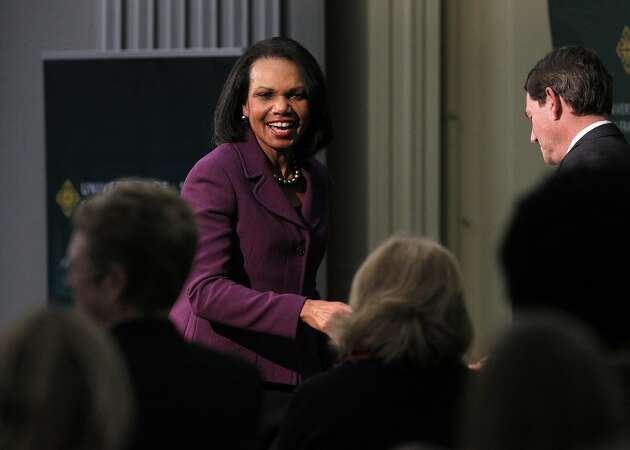 Condoleezza Rice, in SF talk, says Trump and nation must adjust