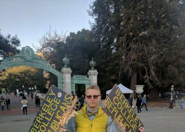 Police search for UC Berkeley student who vandalized GOP student group sign