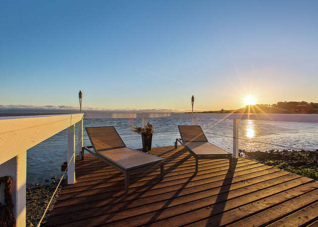 Waterfront in San Leandro? Yes, this massive home listed for $1.2 million has stunning bay views