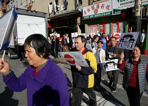 SF Chinatown tenants protest landlord they accuse of trying to push them out